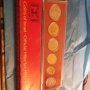 ISRAEL 🇮🇱 OFFICIAL MINT SET 1971 COINS